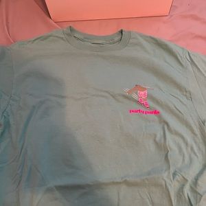 PARTY PANTS Mens medium teal “Slow your roll” sloth tee